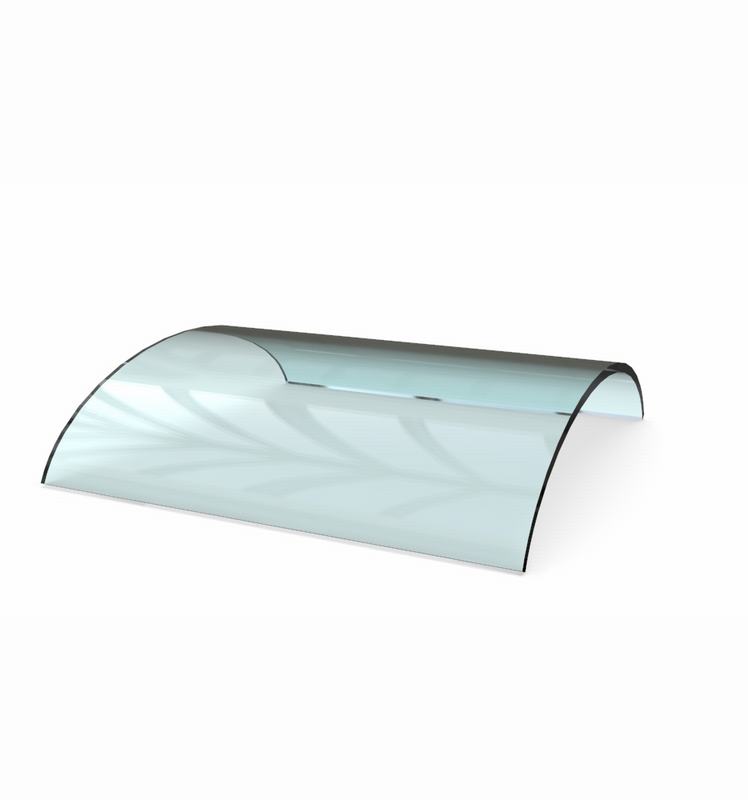 Curved glass clearance