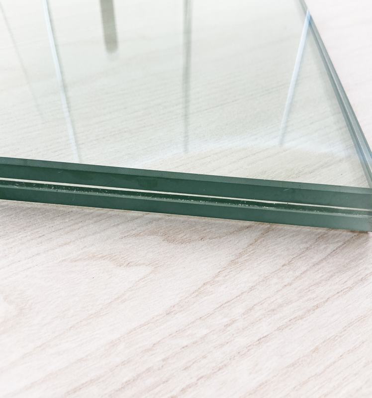Clear, White Laminated Glass
